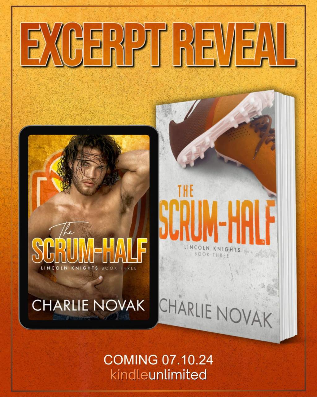 Excerpt Blast – The Scrum Half by Charlie&nbsp;Novak